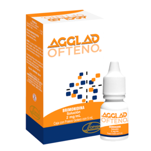 BRIMONIDINA TARTRATO 0.2% SOLUCION OFTALMICA FRASCO*5ML AGGLAD OFTENO