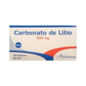 CARBONATO DE LITIO 300MG TABLETA ACTIFARMA