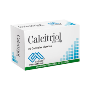 CALCITRIOL 0.5MCG CAPSULA BLANDA COLMED