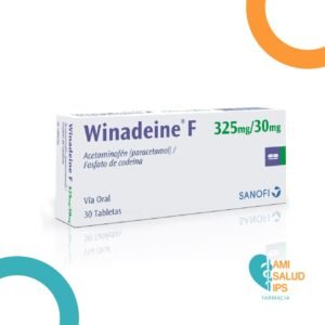 ACETAMINOFEN + CODEINA 325MG+30MG TABLETAS WINADEINE F
