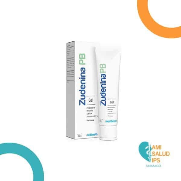 ADAPALENO 0,3% + PEROXIDO DE BENZOILO 2,5% GEL TOPICO TUBO*30G ZUDENINA PB FORTE