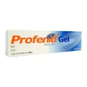 KETOPROFENO 2.5 GR/100 GR (2.5%) GEL TOPICO PROFENID GEL