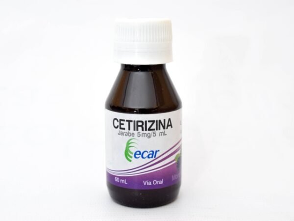 CETIRIZINA 5MG/5ML JARABE FRASCO*60ML ECAR