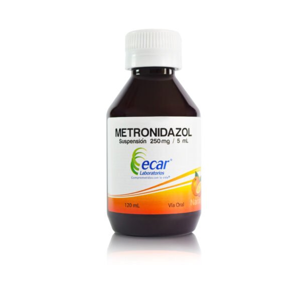 METRONIDAZOL 250MG/5ML SUSPENSION ORAL ECAR