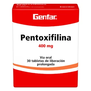 PENTOXIFILINA 400MG TABLETA DE LIBERACION PROLONGADA GENFAR