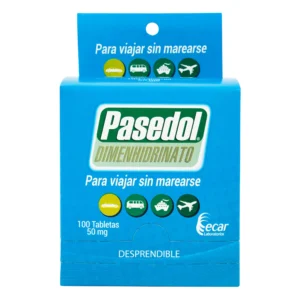 DIMENHIDRATO 50MG TABLETA PASEDOL