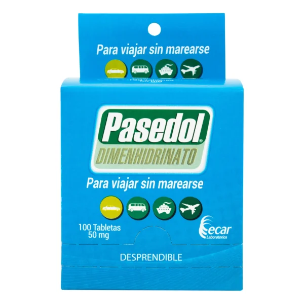 DIMENHIDRATO 50MG TABLETA PASEDOL