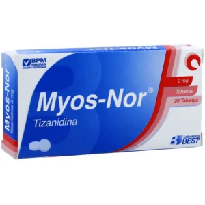 TIZANIDINA 2MG TABLETA MYOS-NOR