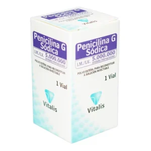 PENICILINA G SODICA 5.000.000 UI VIAL POLVO PARA RECONSTITUIR A SOLUCION INYECTABLE IV/IMVITALIS