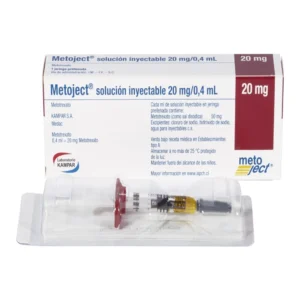 METOTREXATO 20MG SOLUCION PARA INYECCION JERINGA PRELLENADA SUBCUTANEA METOJET