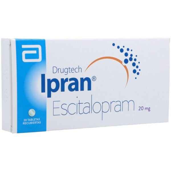 ESCITALOPRAM 20MG TABLETA RECUBIERTA DRUGTECH IPRAN