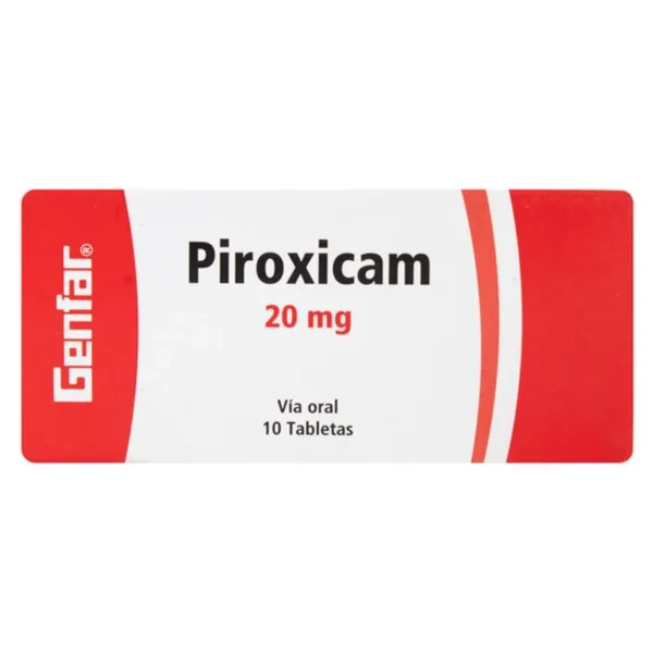 PIROXICAM 20MG TABLETA GENFAR