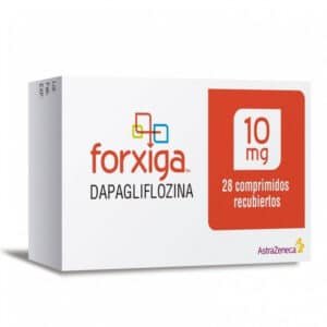 DAPAGLIFLOZINA 10MG COMPRIMIDO RECUBIERTO FORXIGA