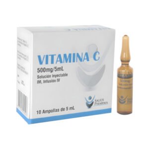 VITAMINA C 500MG/5ML SOLUCION INYECTABLE IM. INFUSION, IV SALUS PHARMA