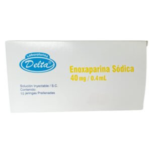ENOXAPARINA SODICA 40MG/0.4ML SOLUCION INYECTABLE DELTA