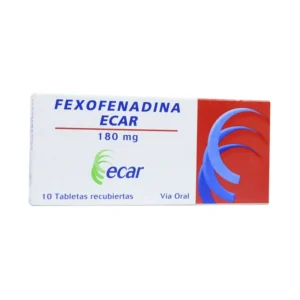 FEXOFENADINA 180MG TABLETA RECUBIERTA ECAR