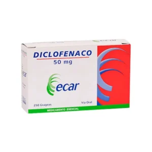 DICLOFENACO 50MG GRAGEAS ECAR