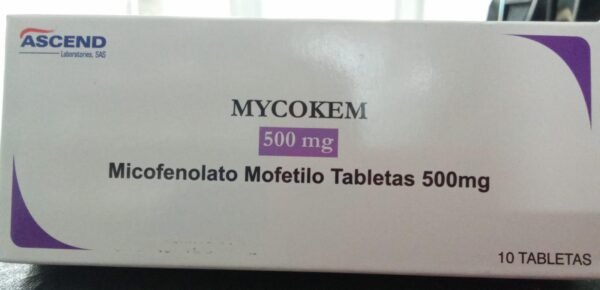 MICOFENOLATO MOFETILO 500MG TABLETAS MYCOKEM