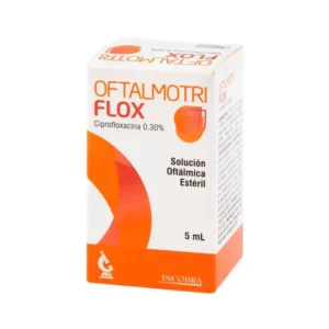 CIPROFLOXACINO 0.30% SOLUCION OFTALMICA FRASCO*5ML OFTALMOTRIFLOX