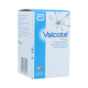 ACIDO VALPROICO 250MG TABLETA DE LIBERACION RETARDADA VALCOTE