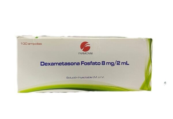 DEXAMETASONA FOSFATO 8MG/2ML SOLUCION INYECTABLE I.M/I.V FARMIONI
