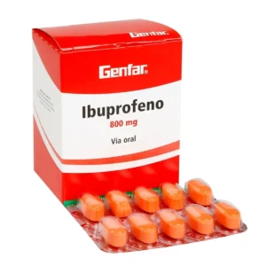 IBUPROFENO 800MG TABLETA RECUBIERTA GENFAR