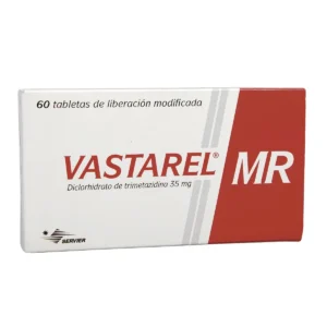 DICLORHIDRATO DE TRIMETAZIDINA 35MG TABLETAS DE LIBERACION MODIFICADA VASTAREL MR