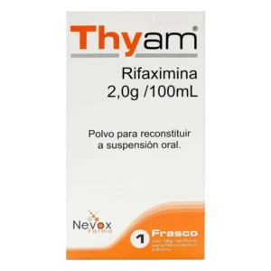 RIFAXIMINA 2.0G/100ML POLVO PARA RECONSTITUIR A SUSPENSION ORAL FRASCO*60ML THYAM