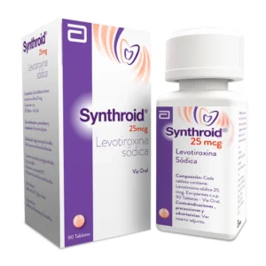 LEVOTIROXINA SODICA 25MCG TABLETA SYNTHROID