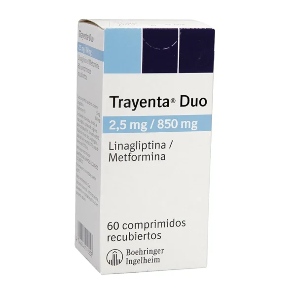 LINAGLIPTINA/METFORMINA 2.5MG/850MG COMPRIMIDO RECUBIERTO TRAYENTA DUO