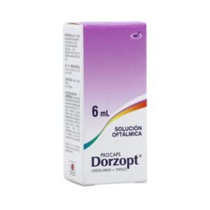 DORZOLAMIDA + TIMOLOL (20+5) MG/ML SOLUCION OFTALMICA GOTAS FRASCO*6ML DORZOPT