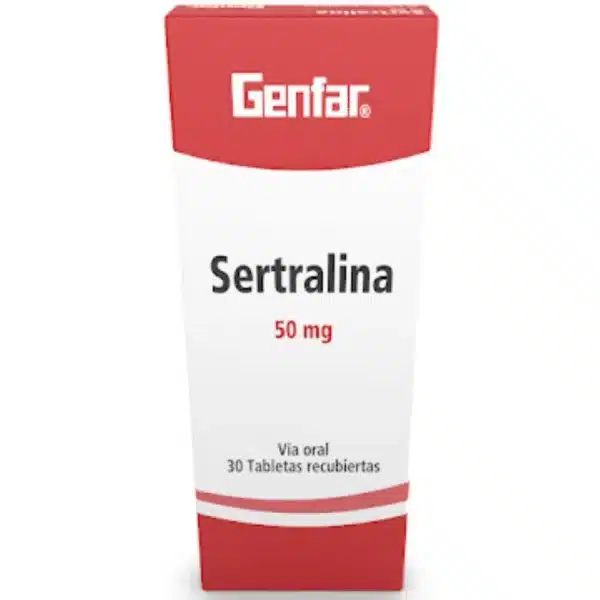 SERTRALINA 50MG TABLETA RECUBIERTA GENFAR