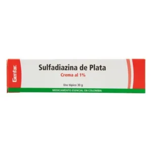 SULFADIAZINA DE PLATA CREMA AL 1% USO TOPICO TUBO*30G GENFAR