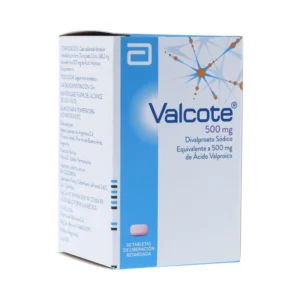 ACIDO VALPROICO 500MG TABLETA DE LIBERACION RETARDADA VALCOTE