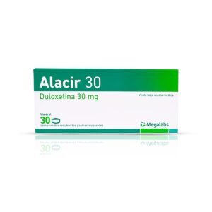 DULOXETINA 30MG COMPRIMIDOS RECUBIERTOS GASTRORESISTENTES ALACIR 30