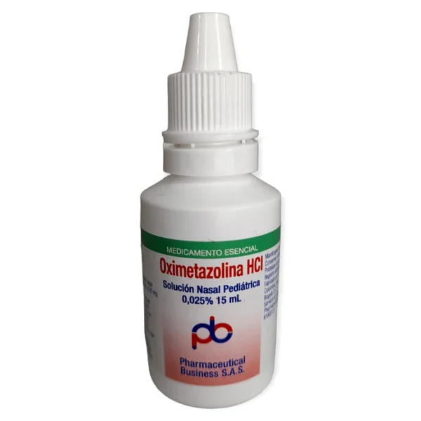 OXIMETAZOLINA HCL 0.025% SOLUCION NASAL GOTAS PEDIATRICAS FCO*15ML PHARMACEUTICAL BUSINESS