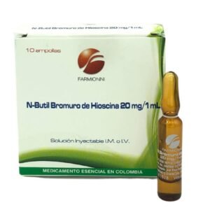 HIOSCINA N-BUTIL BROMURO 20MG/1ML SOLUCION INYECTABLE I.M/I.V FARMIONI