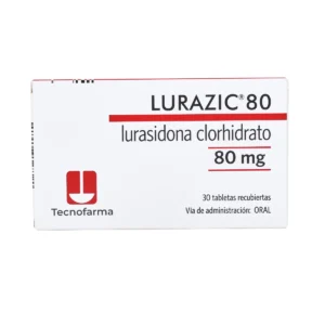 LURASIDONA CLORHIDRATO 80MG TABLETA RECUBIERTA LURAZIC 80