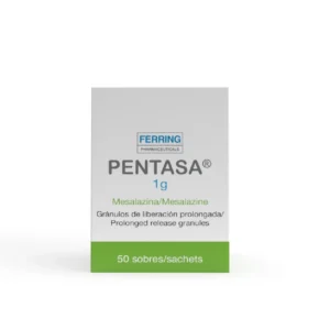 MESALAZINA 1G GRANULOS DE LIBERACION PROLONGADA SOBRE PENTASA