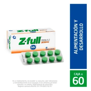 SUPLEMENTO MULTIVITAMINICO CON ZINC Z-FULL ZINC TABLETA