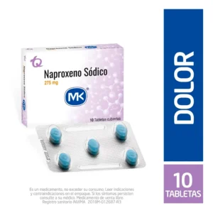 NAPROXENO SODICO 275MG TABLETAS CUBIERTAS MK