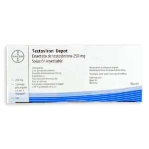 ENANTATO DE TESTOSTERONA 250MG SOLUCION INYECTABLE TESTOVIRON DEPOT