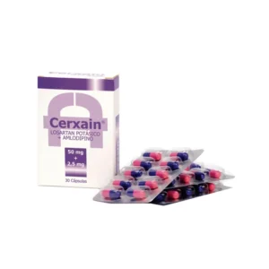 LOSARTAN POTASICO + AMLODIPINO 50MG + 2.5MG CAPSULAS CERXAIN