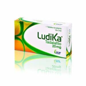 TADALAFILO 20MG TABLETA RECUBIERTA LUDIKA