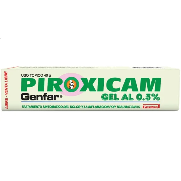 PIROXICAM GEL AL 0.5% USO TOPICO TUBO*40G GENFAR