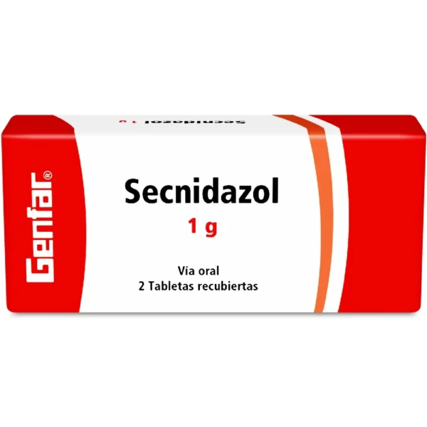 SECNIDAZOL 1G TABLETA RECUBIERTA GENFAR