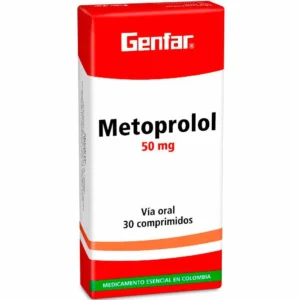 METOPROLOL 50MG COMPRIMIDO GENFAR