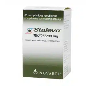 LEVODOPA 100MG CARBIDOPA 25MG ENTACAPONA 200MG TABLETA RECUBIERTA STALEVO