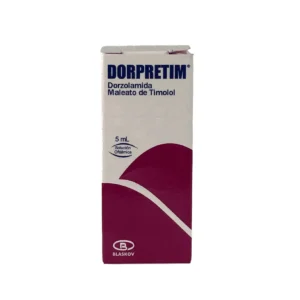 DORZOLAMIDA 20MG + MALEATO DE TIMOLOL 5MG FRASCO X 5ML GOTAS OFTALMICAS DOPRETIM BLASKOV