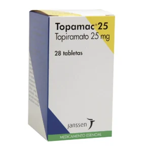 TOPIRAMATO 25MG TABLETA TOPAMAC 25
